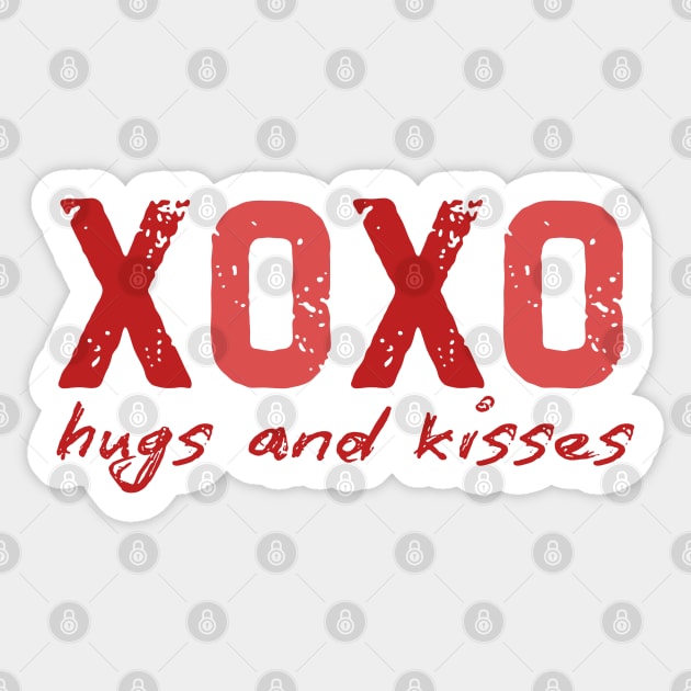 XOXO Hugs And Kisses Valentine's Day Sticker by The WYLD Tribe